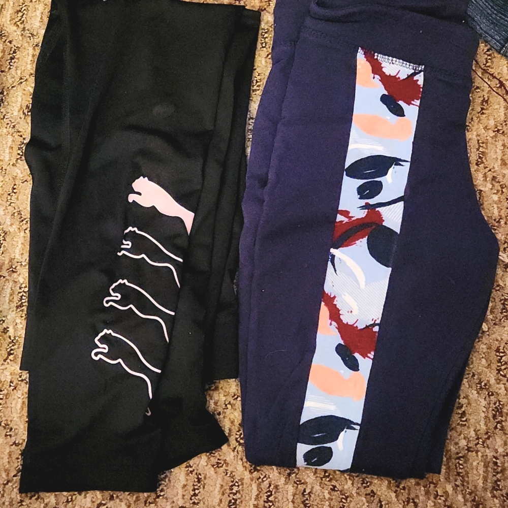 2 pairs of puma leggings